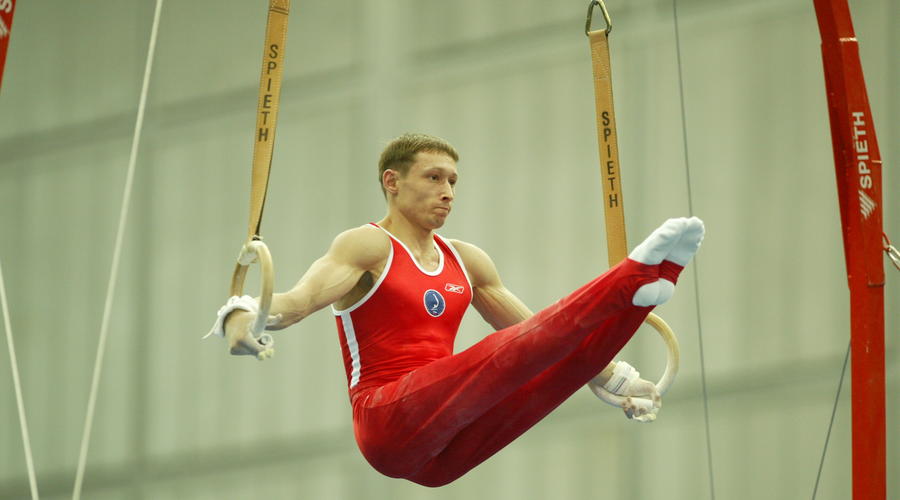 Олимпийский чемпион по спортивной гимнастике Евгений Подгорный.